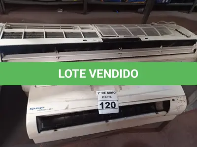 LOTE 120 - 03 EVAPORADORAS MARCAS E MODELOS DIVERSOS. (NO ESTADO) ATENÇÃO! FAZER A VISITAÇÃO ANTES DE ARREMATAR, NÃO SABEMOS SE FUNCIONA. LEILÃO NÃO TEM GARANTIA E NEM DEVOLUÇÃO, SUJEITO A POSSÍVEIS AVARIAS VISÍVEIS/OCULTAS E/OU AUSÊNCIA DE COMPONENTES.