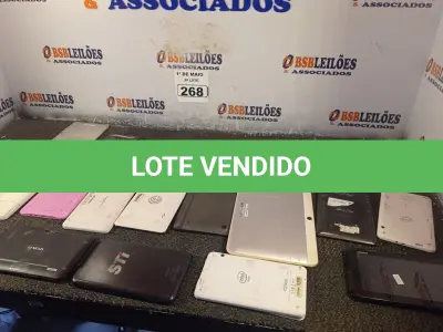 LOTE 268 - 01 LOTE COM VÁRIOS TABLET MARCAS E MODELOS DIVERSOS PARA RETIRADA DE PEÇAS. (NO ESTADO) ATENÇÃO! FAZER A VISITAÇÃO ANTES DE ARREMATAR, NÃO SABEMOS SE FUNCIONA. LEILÃO NÃO TEM GARANTIA E NEM DEVOLUÇÃO, SUJEITO A POSSÍVEIS AVARIAS VISÍVEIS/OCULTAS E/OU AUSÊNCIA DE COMPONENTES.