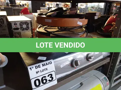 LOTE 063 - 01 FONDUE E 01 FOGÃO DE INDUÇÃO DE 02 BOCAS. (NO ESTADO) ATENÇÃO! FAZER A VISITAÇÃO ANTES DE ARREMATAR, NÃO SABEMOS SE FUNCIONA. LEILÃO NÃO TEM GARANTIA E NEM DEVOLUÇÃO, SUJEITO A POSSÍVEIS AVARIAS VISÍVEIS/OCULTAS E/OU AUSÊNCIA DE COMPONENTES.