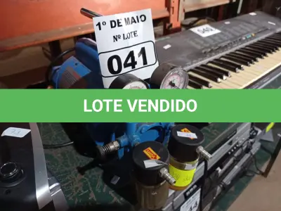 LOTE 041 - 01 BOMBA DE VÁCUO MARCA PRISMATEC 127/220V. (NO ESTADO) ATENÇÃO! FAZER A VISITAÇÃO ANTES DE ARREMATAR, NÃO SABEMOS SE FUNCIONA. LEILÃO NÃO TEM GARANTIA E NEM DEVOLUÇÃO, SUJEITO A POSSÍVEIS AVARIAS VISÍVEIS/OCULTAS E/OU AUSÊNCIA DE COMPONENTES.