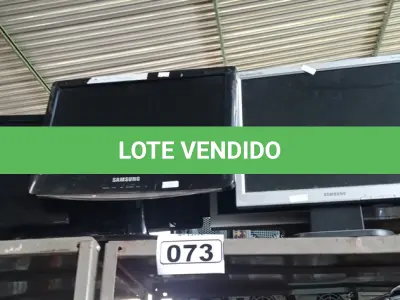 LOTE 073 - 01 LOTE COM VÁRIOS MONITORES MARCAS E MODELOS DIVERSOS. (NO ESTADO) ATENÇÃO! FAZER A VISITAÇÃO ANTES DE ARREMATAR, NÃO SABEMOS SE FUNCIONA. LEILÃO NÃO TEM GARANTIA E NEM DEVOLUÇÃO, SUJEITO A POSSÍVEIS AVARIAS VISÍVEIS/OCULTAS E/OU AUSÊNCIA DE COMPONENTES.