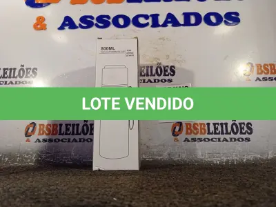 LOTE 246 - 01 GARRAFA TÉRMICA 800ML. (NO ESTADO) ATENÇÃO! FAZER A VISITAÇÃO ANTES DE ARREMATAR, NÃO SABEMOS SE FUNCIONA. LEILÃO NÃO TEM GARANTIA E NEM DEVOLUÇÃO, SUJEITO A POSSÍVEIS AVARIAS VISÍVEIS/OCULTAS E/OU AUSÊNCIA DE COMPONENTES.