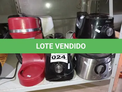 LOTE 024 - 01 LOTE COM UTENSÍLIOS DIVERSOS. (NO ESTADO) ATENÇÃO! FAZER A VISITAÇÃO ANTES DE ARREMATAR, NÃO SABEMOS SE FUNCIONA. LEILÃO NÃO TEM GARANTIA E NEM DEVOLUÇÃO, SUJEITO A POSSÍVEIS AVARIAS VISÍVEIS/OCULTAS E/OU AUSÊNCIA DE COMPONENTES.