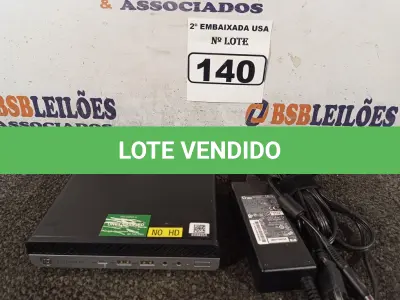 LOTE 140 - 01 CPU COM MEMÓRIA DE 16GB E SEM HD COM CARREGADOR MARCA HP. (NO ESTADO) BD0895R