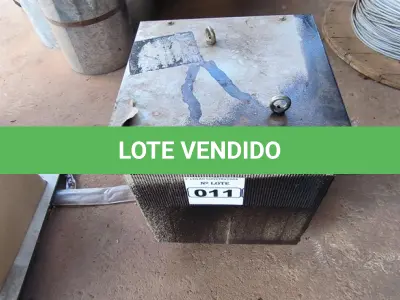LOTE 011 - 01 TRANSFORMADOR 10 KVA 110V /220V TENSÃO DE 380(NO ESTADO)