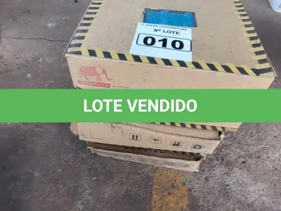 LOTE 010 - 01 LOTE COM PISOS TÁTIL DE BORRACHA (NO ESTADO)