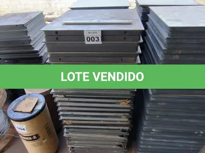 LOTE 003 - 01 LOTE COM PLACAS DE PISO FLUTUANTE (NO ESTADO)