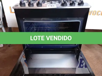 LOTE 114 - 01 FOGÃO 05 BOCAS MARCA BRASTEMP BIVOLTS. (STOV 5 FLAMES) (NO ESTADO) AV9782J