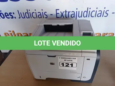 LOTE 121 - 01 IMPRESSORA MARCA HP LASERJET P3015. (NO ESTADO) (PRINTER) SEM PATRIMONIO. Nº DE SÉRIE JPBDS 17390