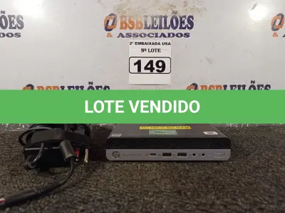 LOTE 149 - 01 CPU SEM MEMÓRIA E SEM HD COM CARREGADOR MARCA HP. (NO ESTADO) BD0962S