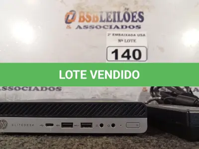 LOTE 140 - 01 CPU COM MEMÓRIA DE 16GB E SEM HD COM CARREGADOR MARCA HP. (NO ESTADO) BD0895R
