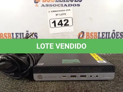 LOTE 142 - 01 CPU SEM MEMÓRIA E SEM HD COM CARREGADOR MARCA HP. (NO ESTADO) BD0957N