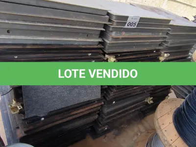 LOTE 005 - 01 LOTE COM PLACAS DE PISO FLUTUANTE (NO ESTADO)