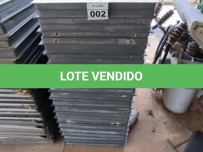LOTE 002 - 01 LOTE COM PLACAS DE PISO FLUTUANTE (NO ESTADO)