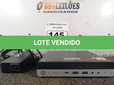 LOTE 145 - 01 CPU SEM MEMÓRIA E SEM HD COM CARREGADOR MARCA HP. (NO ESTADO) BD0961P