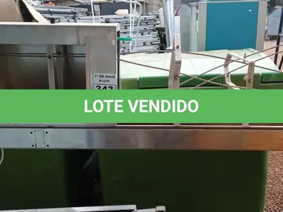LOTE 343 - 01 ENVADADORA DE BEBIDAS. (NO ESTADO) ATENÇÃO! FAZER A VISITAÇÃO ANTES DE ARREMATAR, NÃO SABEMOS SE FUNCIONA. LEILÃO NÃO TEM GARANTIA E NEM DEVOLUÇÃO, SUJEITO A POSSÍVEIS AVARIAS VISÍVEIS/OCULTAS E/OU AUSÊNCIA DE COMPONENTES.