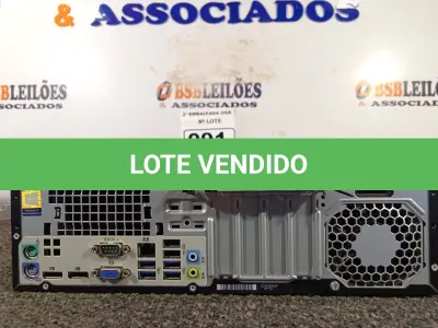 LOTE 091 - 01 CPU COM MEMÓRIA DE 16GB E SEM HD MARCA HP. (NO ESTADO) AV9699D