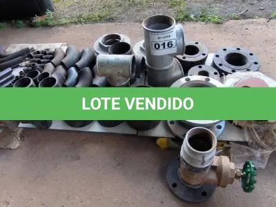 LOTE 016 - 01 LOTE COM CONEXÕES EM FERRO DIVERSOS (NO ESTADO)