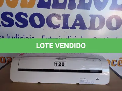 LOTE 120 - 01 EVAPORADORA DE AR INVERTER COM WIFI DE 12000BTUS SEM CONTROLE MARCA SPRINGER. (NO ESTADO) AV9821S