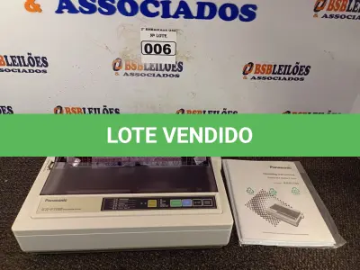 LOTE 006 - 01 IMPRESSORA MATRICIAL KX-P1150 PANASONIC. (PRINTER) (NO ESTADO) 0000008
