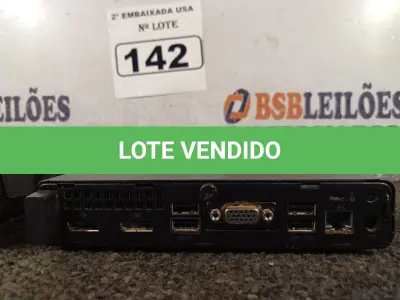 LOTE 142 - 01 CPU SEM MEMÓRIA E SEM HD COM CARREGADOR MARCA HP. (NO ESTADO) BD0957N