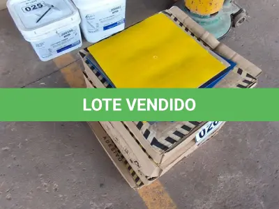 LOTE 026 - 01 LOTE COM PISOS TÁTIL DE BORRACHA (NO ESTADO)