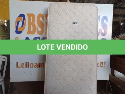 LOTE 126 - 01 COLCHÃO MEDINDO 190X096 MARCA RESTONIC (TWIN MATRESS) (NO ESTADO) AV9930A