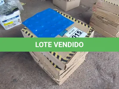 LOTE 015 - 01 LOTE COM PISOS TÁTIL DE BORRACHA (NO ESTADO)
