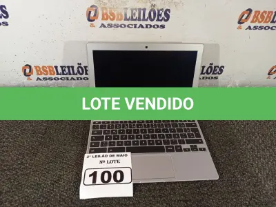 LOTE 100 - 01 CHROMEBOOK SAMSUNG XE500C12. (NO ESTADO) ATENÇÃO! FAZER A VISITAÇÃO ANTES DE ARREMATAR, NÃO SABEMOS SE FUNCIONA. LEILÃO NÃO TEM GARANTIA E NEM DEVOLUÇÃO, SUJEITO A POSSÍVEIS AVARIAS VISÍVEIS/OCULTAS E/OU AUSÊNCIA DE COMPONENTES.