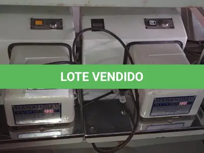 LOTE 054 - 03 MAQUINAS DE ASSINAR MARCA MANANCIAL SYSTEM 220V. (NO ESTADO) ATENÇÃO! FAZER A VISITAÇÃO ANTES DE ARREMATAR, NÃO SABEMOS SE FUNCIONA. LEILÃO NÃO TEM GARANTIA E NEM DEVOLUÇÃO, SUJEITO A POSSÍVEIS AVARIAS VISÍVEIS/OCULTAS E/OU AUSÊNCIA DE COMPONENTES.