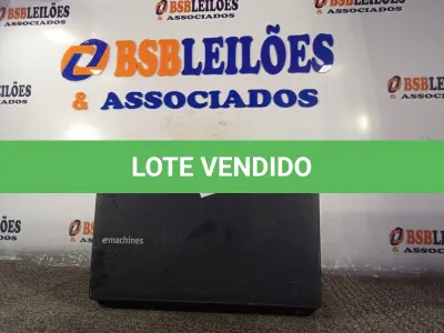 LOTE 010 - 01 NOTEBOOK MARCA EMACHINES D442 V081. (NO ESTADO) ATENÇÃO! FAZER A VISITAÇÃO ANTES DE ARREMATAR, NÃO SABEMOS SE FUNCIONA. LEILÃO NÃO TEM GARANTIA E NEM DEVOLUÇÃO, SUJEITO A POSSÍVEIS AVARIAS VISÍVEIS/OCULTAS E/OU AUSÊNCIA DE COMPONENTES.