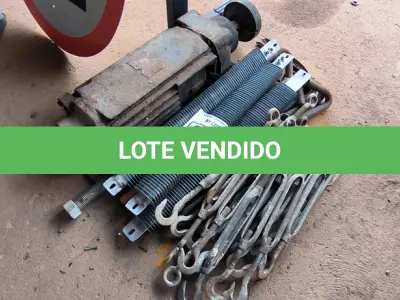 LOTE 031 - 01 MOTOR ELÉTRICO E ESTICADORES DE CABOS (NO ESTADO)