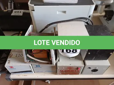 LOTE 168 - 05 AUTOTRANSFORMADORES MARCAS E MODELOS DIVERSOS. (NO ESTADO) ATENÇÃO! FAZER A VISITAÇÃO ANTES DE ARREMATAR, NÃO SABEMOS SE FUNCIONA. LEILÃO NÃO TEM GARANTIA E NEM DEVOLUÇÃO, SUJEITO A POSSÍVEIS AVARIAS VISÍVEIS/OCULTAS E/OU AUSÊNCIA DE COMPONENTES.