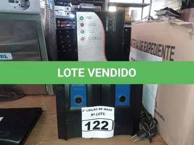 LOTE 122 - 02 ESTABILIZADORES TS SHARA 1500VA E 01 NOBREAK MARCA KVA. (NO ESTADO) ATENÇÃO! FAZER A VISITAÇÃO ANTES DE ARREMATAR, NÃO SABEMOS SE FUNCIONA. LEILÃO NÃO TEM GARANTIA E NEM DEVOLUÇÃO, SUJEITO A POSSÍVEIS AVARIAS VISÍVEIS/OCULTAS E/OU AUSÊNCIA DE COMPONENTES.