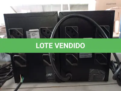 LOTE 167 - 02 ESTABILIZADORES TS SHARA 1500VA. (NO ESTADO) ATENÇÃO! FAZER A VISITAÇÃO ANTES DE ARREMATAR, NÃO SABEMOS SE FUNCIONA. LEILÃO NÃO TEM GARANTIA E NEM DEVOLUÇÃO, SUJEITO A POSSÍVEIS AVARIAS VISÍVEIS/OCULTAS E/OU AUSÊNCIA DE COMPONENTES.
