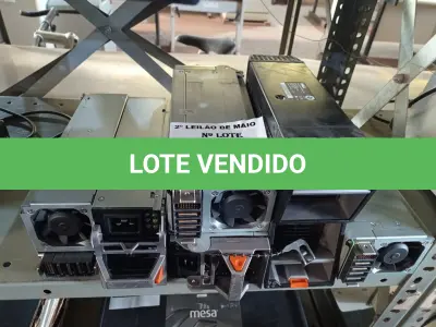 LOTE 061 - 01 LOTE COM VÁRIAS CAIXAS E 05 FONTES PARA SERVIDORES DELL MODELOS DIVERSOS. (NO ESTADO) ATENÇÃO! FAZER A VISITAÇÃO ANTES DE ARREMATAR, NÃO SABEMOS SE FUNCIONA. LEILÃO NÃO TEM GARANTIA E NEM DEVOLUÇÃO, SUJEITO A POSSÍVEIS AVARIAS VISÍVEIS/OCULTAS E/OU AUSÊNCIA DE COMPONENTES.