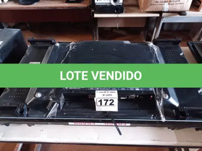 LOTE 172 - 02 MONITORES LG FLATROM 47WV508S-B. (NO ESTADO) ATENÇÃO! FAZER A VISITAÇÃO ANTES DE ARREMATAR, NÃO SABEMOS SE FUNCIONA. LEILÃO NÃO TEM GARANTIA E NEM DEVOLUÇÃO, SUJEITO A POSSÍVEIS AVARIAS VISÍVEIS/OCULTAS E/OU AUSÊNCIA DE COMPONENTES.