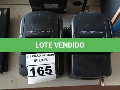 LOTE 165 - 02 IMPRESSORAS DE CUPOM. (NO ESTADO) ATENÇÃO! FAZER A VISITAÇÃO ANTES DE ARREMATAR, NÃO SABEMOS SE FUNCIONA. LEILÃO NÃO TEM GARANTIA E NEM DEVOLUÇÃO, SUJEITO A POSSÍVEIS AVARIAS VISÍVEIS/OCULTAS E/OU AUSÊNCIA DE COMPONENTES.
