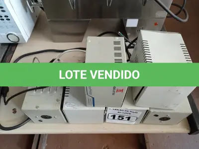 LOTE 151 - 06 AUTOTRANSFORMADORES MARCAS E MODELOS DIVERSOS. (NO ESTADO) ATENÇÃO! FAZER A VISITAÇÃO ANTES DE ARREMATAR, NÃO SABEMOS SE FUNCIONA. LEILÃO NÃO TEM GARANTIA E NEM DEVOLUÇÃO, SUJEITO A POSSÍVEIS AVARIAS VISÍVEIS/OCULTAS E/OU AUSÊNCIA DE COMPONENTES.