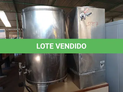 LOTE 144 - 02 CAFETEIRAS INDUSTRIAIS MARCAS E MODELOS DIVERSOS. (NO ESTADO) ATENÇÃO! FAZER A VISITAÇÃO ANTES DE ARREMATAR, NÃO SABEMOS SE FUNCIONA. LEILÃO NÃO TEM GARANTIA E NEM DEVOLUÇÃO, SUJEITO A POSSÍVEIS AVARIAS VISÍVEIS/OCULTAS E/OU AUSÊNCIA DE COMPONENTES.