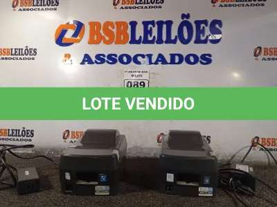 LOTE 089 - 02 IMPRESSORAS DE CUPOM MARCAS DARUMA COM FONTE.  (NO ESTADO) ATENÇÃO! FAZER A VISITAÇÃO ANTES DE ARREMATAR, NÃO SABEMOS SE FUNCIONA. LEILÃO NÃO TEM GARANTIA E NEM DEVOLUÇÃO, SUJEITO A POSSÍVEIS AVARIAS VISÍVEIS/OCULTAS E/OU AUSÊNCIA DE COMPONENTES.