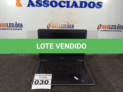 LOTE 030 - 01 NOTEBOOK MARCA DELL LATITUDE E7440. (NO ESTADO) ATENÇÃO! FAZER A VISITAÇÃO ANTES DE ARREMATAR, NÃO SABEMOS SE FUNCIONA. LEILÃO NÃO TEM GARANTIA E NEM DEVOLUÇÃO, SUJEITO A POSSÍVEIS AVARIAS VISÍVEIS/OCULTAS E/OU AUSÊNCIA DE COMPONENTES.