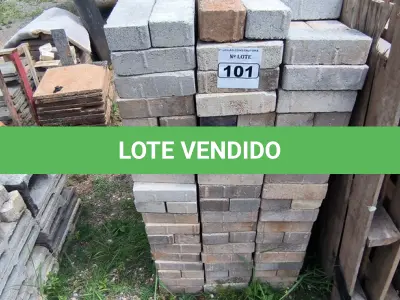 LOTE 101 - 01 LOTE COM BLOQUETES EM CONCRETO (NO ESTADO) 
