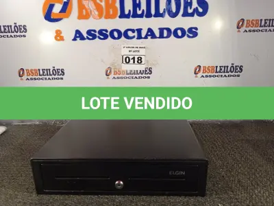 LOTE 018 - 01 GAVETA PARA CAIXA DE SUPERMERCADO. (NO ESTADO) ATENÇÃO! FAZER A VISITAÇÃO ANTES DE ARREMATAR, NÃO SABEMOS SE FUNCIONA. LEILÃO NÃO TEM GARANTIA E NEM DEVOLUÇÃO, SUJEITO A POSSÍVEIS AVARIAS VISÍVEIS/OCULTAS E/OU AUSÊNCIA DE COMPONENTES.
