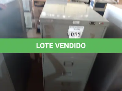 LOTE 055 - 01 ARQUIVO DE AÇO COM 04 GAVETAS. (NO ESTADO) ATENÇÃO! FAZER A VISITAÇÃO ANTES DE ARREMATAR, NÃO SABEMOS SE FUNCIONA. LEILÃO NÃO TEM GARANTIA E NEM DEVOLUÇÃO, SUJEITO A POSSÍVEIS AVARIAS VISÍVEIS/OCULTAS E/OU AUSÊNCIA DE COMPONENTES.