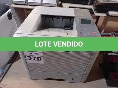 LOTE 370 - 01 IMPRESSORA MARCA SAMSUNG MODELO ML-5010ND. (NO ESTADO) ATENÇÃO! FAZER A VISITAÇÃO ANTES DE ARREMATAR, NÃO SABEMOS SE FUNCIONA. LEILÃO NÃO TEM GARANTIA E NEM DEVOLUÇÃO, SUJEITO A POSSÍVEIS AVARIAS VISÍVEIS/OCULTAS E/OU AUSÊNCIA DE COMPONENTES.