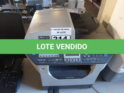 LOTE 214 - 01 IMPRESSORA MULTIFUNCIONAL MARCA BROTHER MODELO MFC-8890DW. (NO ESTADO) ATENÇÃO! FAZER A VISITAÇÃO ANTES DE ARREMATAR, NÃO SABEMOS SE FUNCIONA. LEILÃO NÃO TEM GARANTIA E NEM DEVOLUÇÃO, SUJEITO A POSSÍVEIS AVARIAS VISÍVEIS/OCULTAS E/OU AUSÊNCIA DE COMPONENTES.