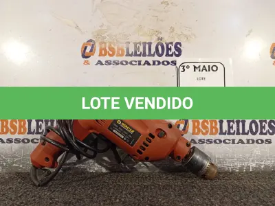 LOTE 030 - 01 PARAFUSADEIRA/FURADEIRA MARCA SCHUZ 220V. (NO ESTADO) ATENÇÃO! FAZER A VISITAÇÃO ANTES DE ARREMATAR, NÃO SABEMOS SE FUNCIONA. LEILÃO NÃO TEM GARANTIA E NEM DEVOLUÇÃO, SUJEITO A POSSÍVEIS AVARIAS VISÍVEIS/OCULTAS E/OU AUSÊNCIA DE COMPONENTES.