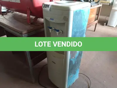 LOTE 394 - 01 BEBEDOURO PARA GARRAFÃO MARCA IBBL 220V. (NO ESTADO) ATENÇÃO! FAZER A VISITAÇÃO ANTES DE ARREMATAR, NÃO SABEMOS SE FUNCIONA. LEILÃO NÃO TEM GARANTIA E NEM DEVOLUÇÃO, SUJEITO A POSSÍVEIS AVARIAS VISÍVEIS/OCULTAS E/OU AUSÊNCIA DE COMPONENTES.