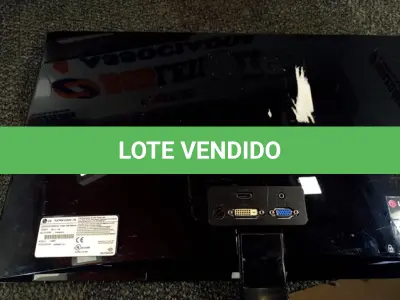 LOTE 312 - 02 MONITORES MARCAS LG MODELOS FLATROM E2360V-PN/E2260V-PN. (NO ESTADO) ATENÇÃO! FAZER A VISITAÇÃO ANTES DE ARREMATAR, NÃO SABEMOS SE FUNCIONA. LEILÃO NÃO TEM GARANTIA E NEM DEVOLUÇÃO, SUJEITO A POSSÍVEIS AVARIAS VISÍVEIS/OCULTAS E/OU AUSÊNCIA DE COMPONENTES.